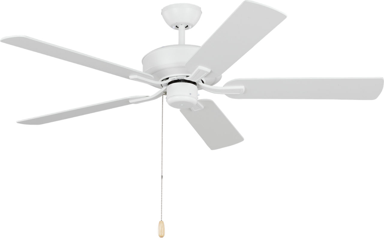 Linden 52 Ceiling Fan in with Blades Matte White