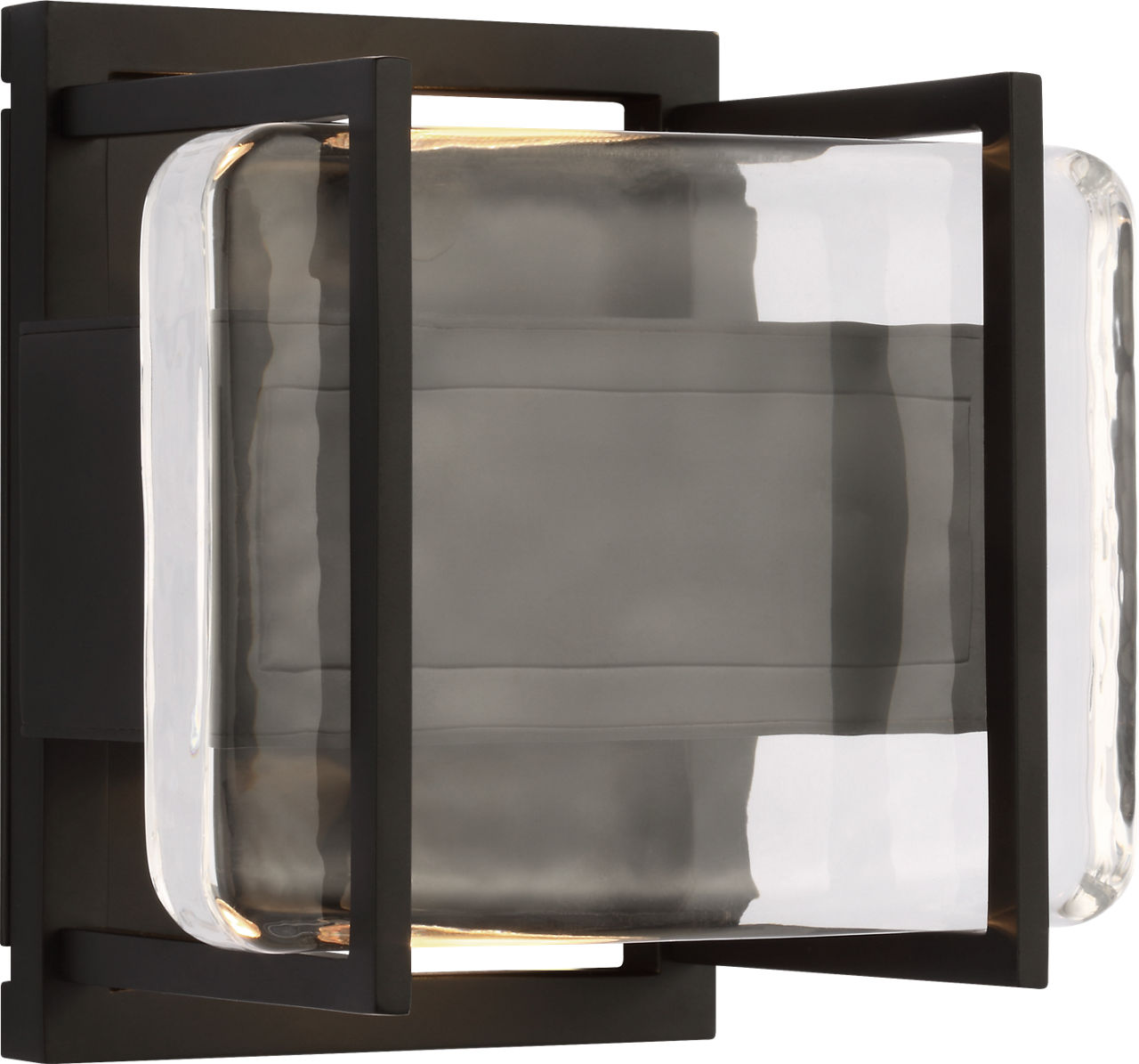 Duelle Small Wall Sconce Nightshade Black 2700K 90 CRI integrated led 90 cri 2700k 120v