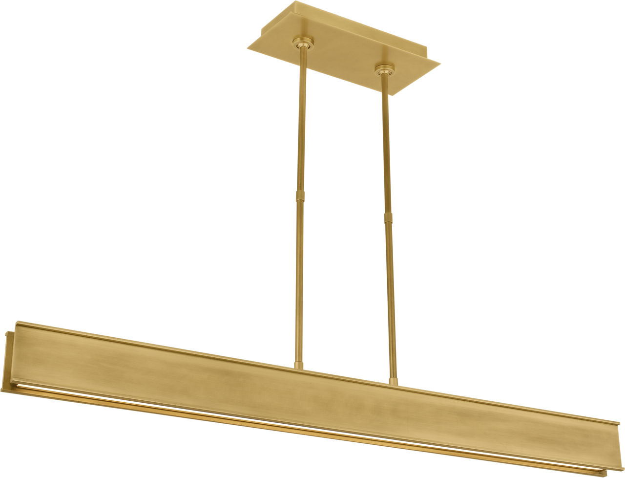 I-Beam 47 Linear Suspension Plated Brass LED 2700K 90 CRI 120-277V