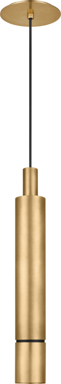 Sottile Large Pendant Natural Brass 2700K 90 CRI integrated led 90 cri 2700k 120v-277v unv