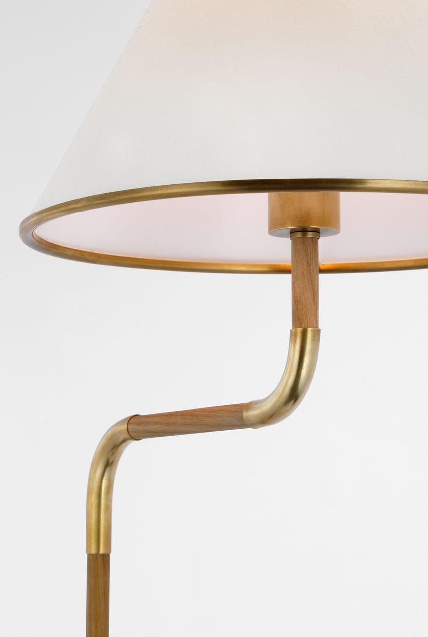 Rigby Medium Bridge Arm Floor Lamp - MF1055 | Visual Comfort