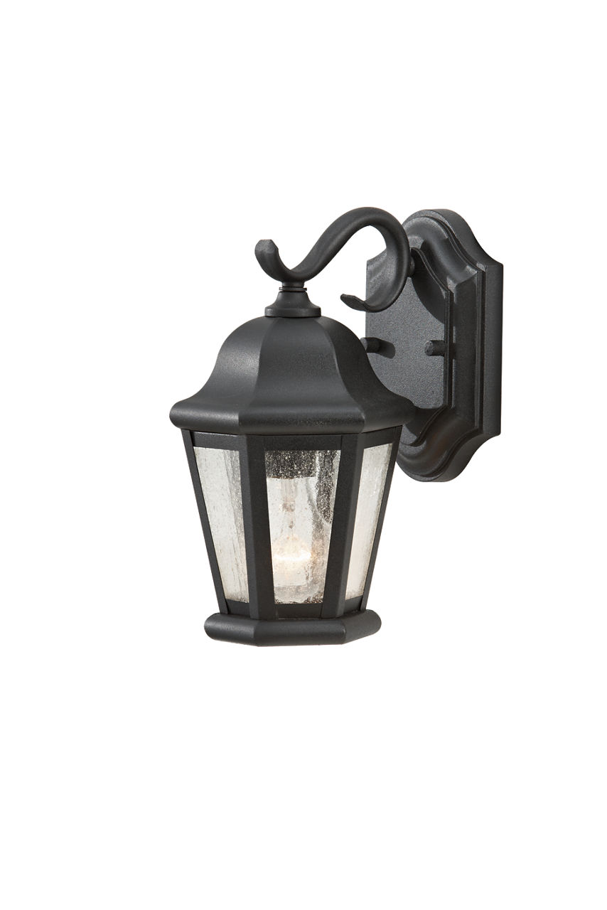 Martinsville Small Wall Lantern in Black