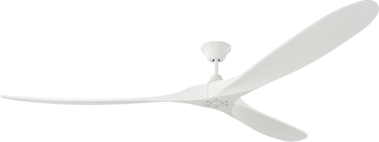 Maverick 88 Ceiling Fan in with Blades Matte White