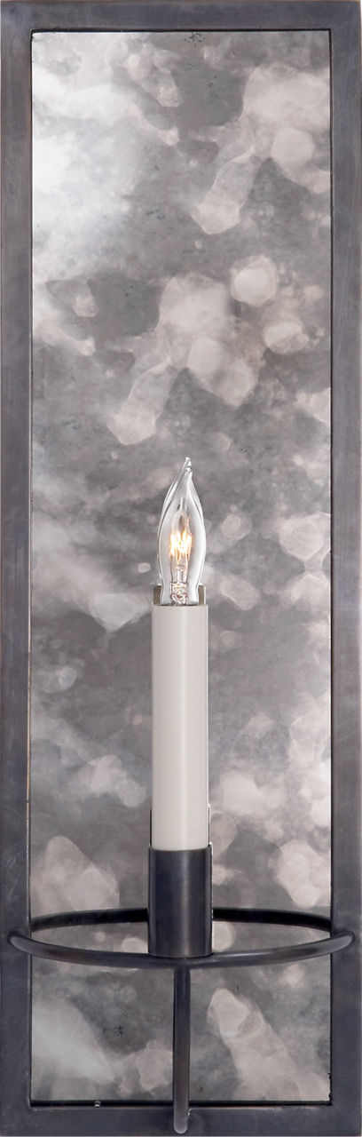 Regent Rectangular Sconce in Bronze