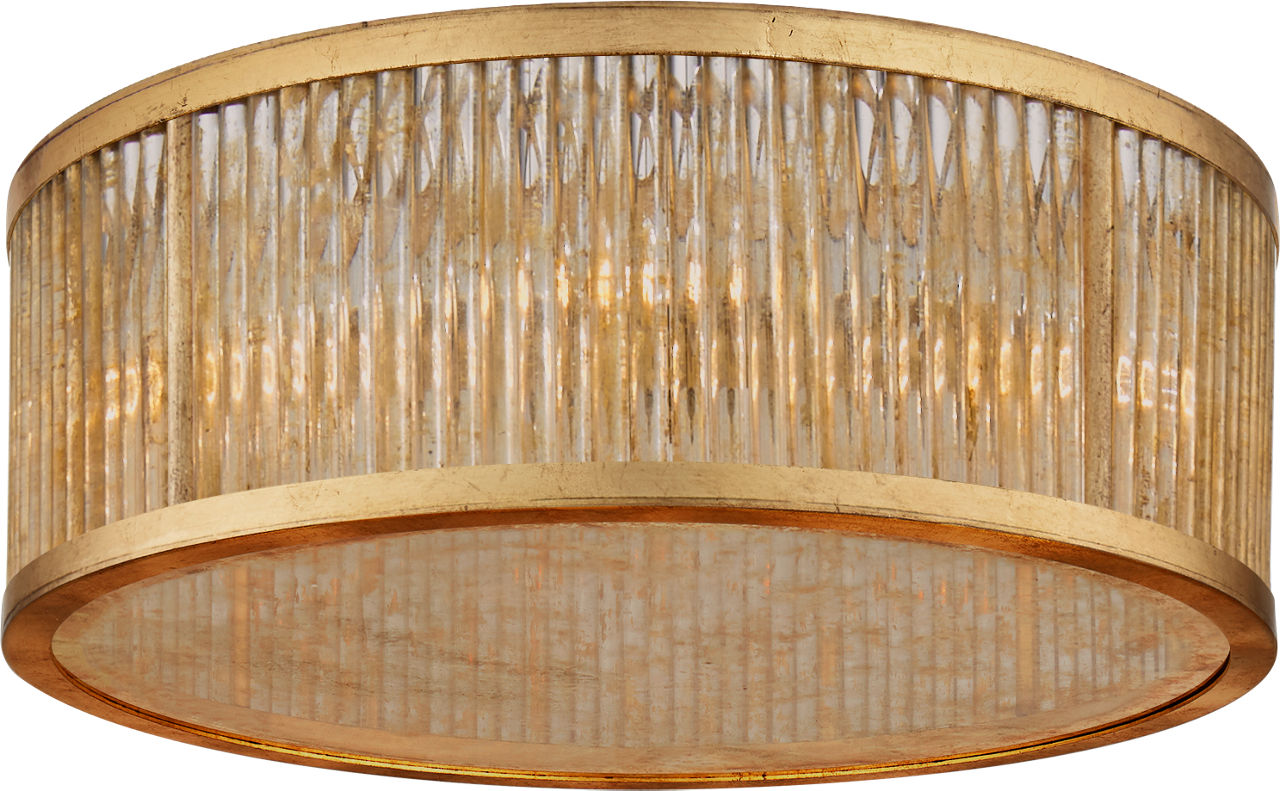 Sophie Medium Flush Mount in Gilded Iron