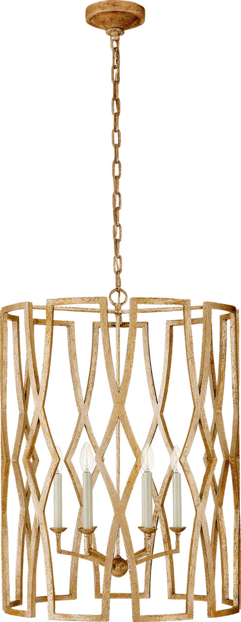 Brittany Large Lantern in Venetian Gold