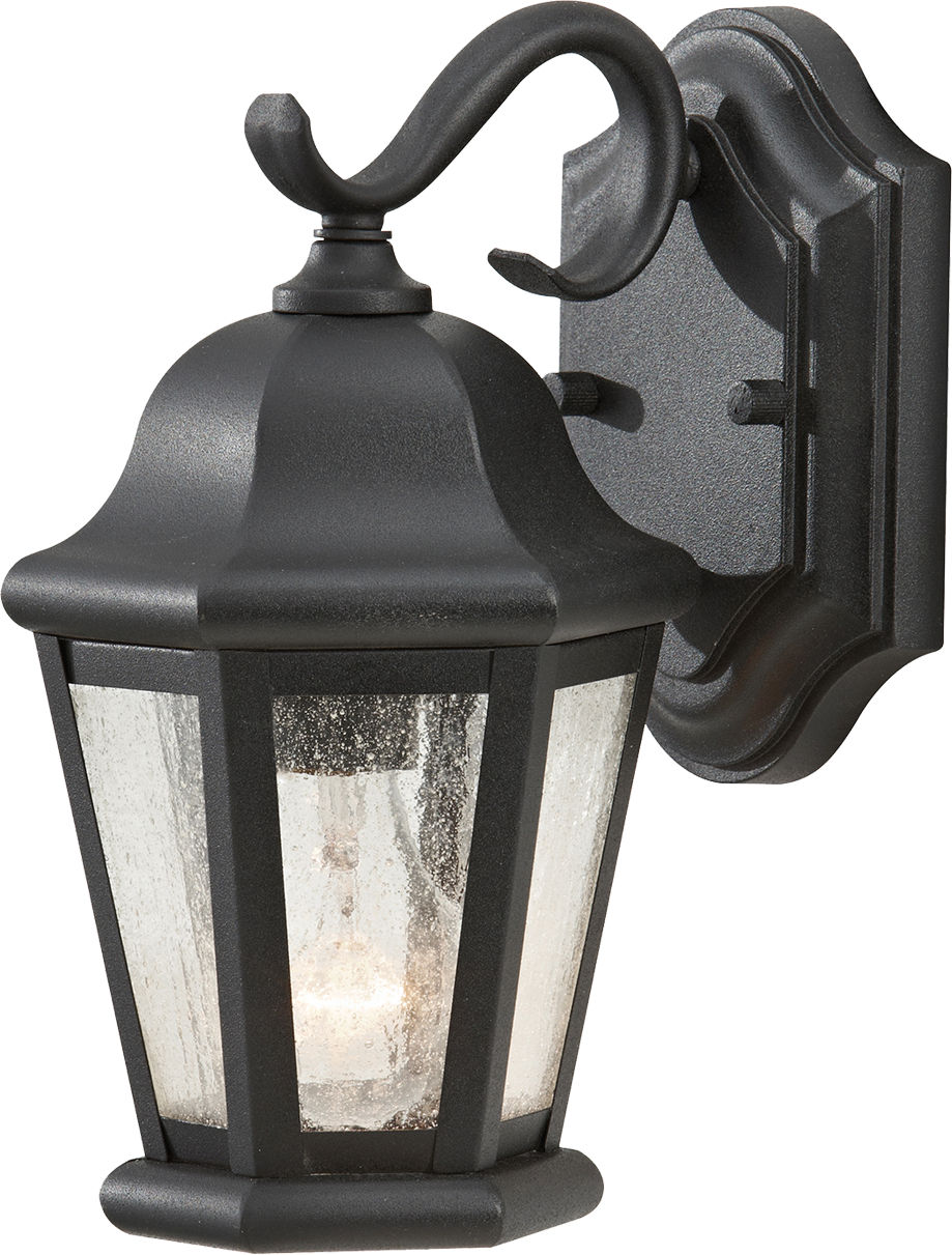 Martinsville Small Wall Lantern in Black