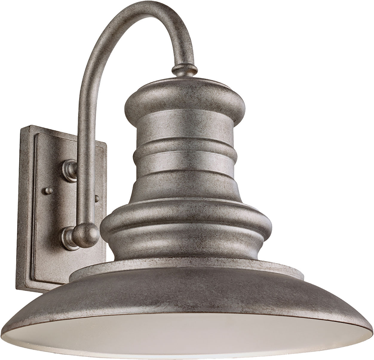 Redding Station Large Lantern Tarnished Silver