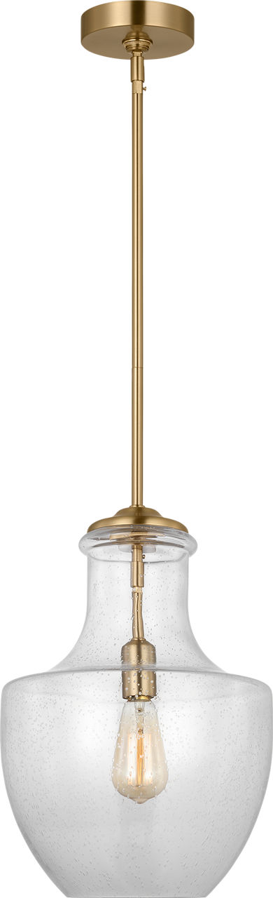 Baylor One Light Pendant in Satin Brass