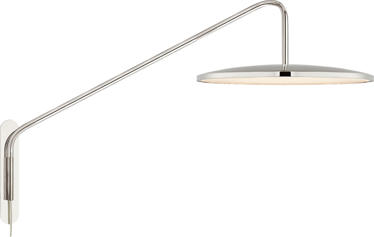Dot 16" Articulating Wall Light in Polished Nickel