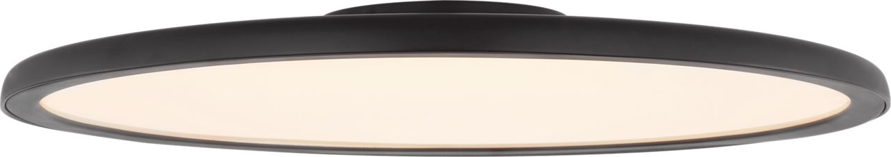 Dot 22" Flush Mount in Matte Black