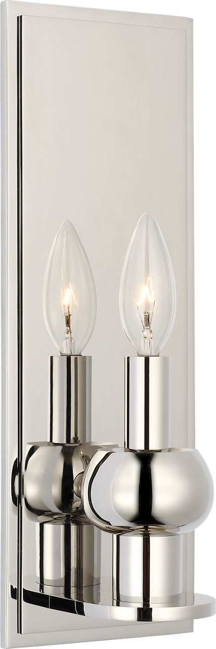Comtesse Medium Sconce in Polished Nickel