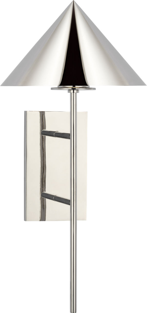 Orsay Medium Downlight Sconce in Polished Nickel