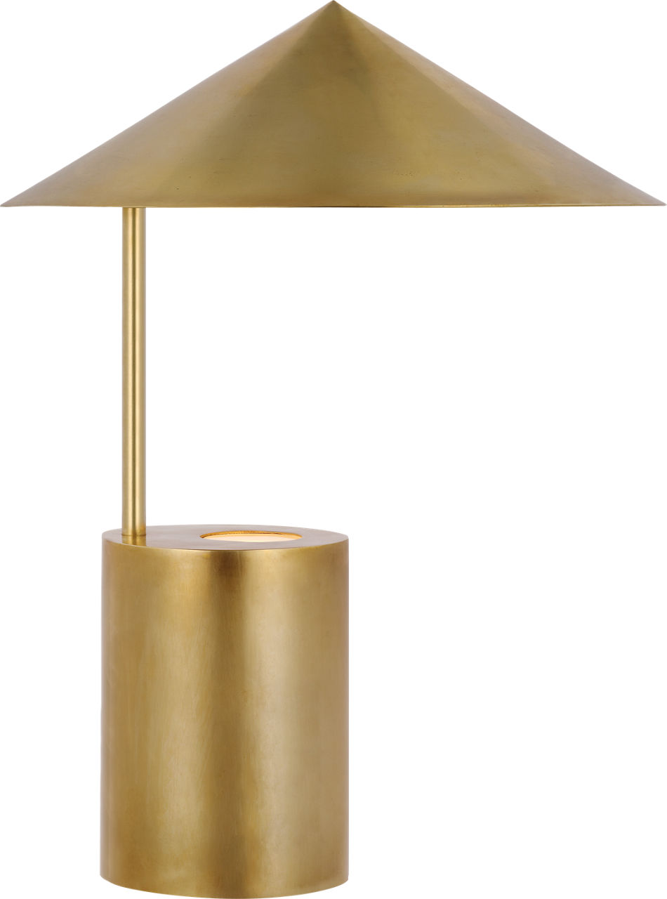 Orsay Small Table Lamp in Hand-Rubbed Antique Brass