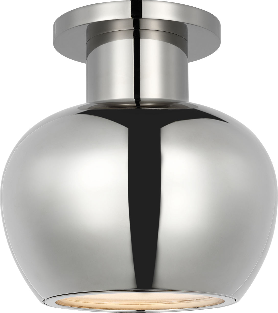 Comtesse Monopoint Flush Mount in Polished Nickel