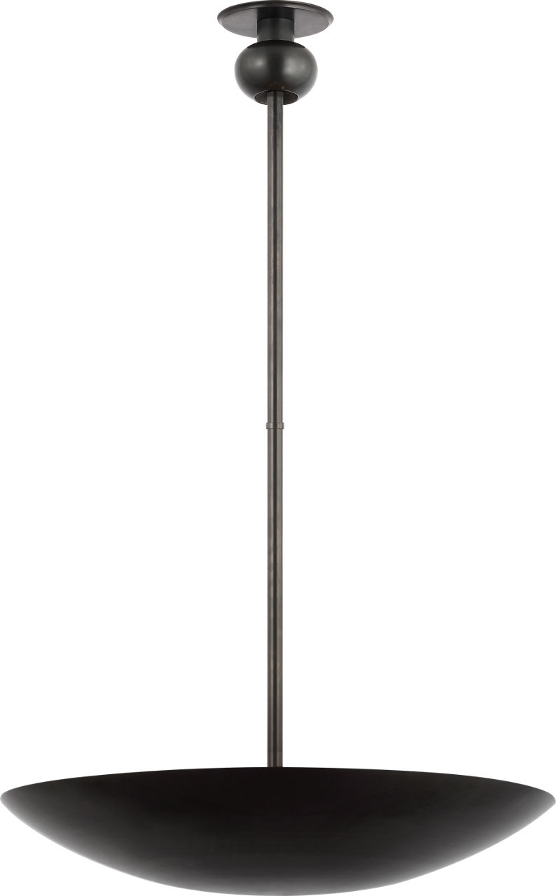 Comtesse Medium Uplight Chandelier in Bronze