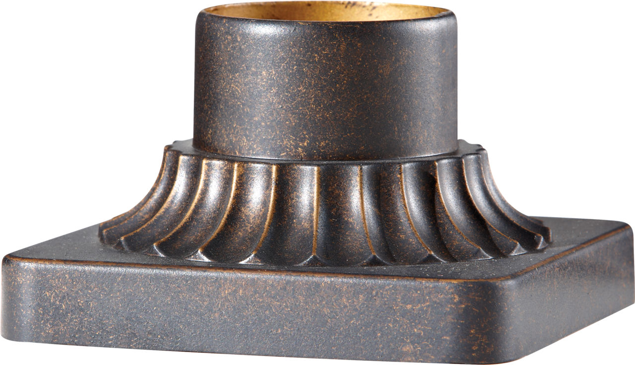 Outdoor Pier Mount in Grecian Bronze