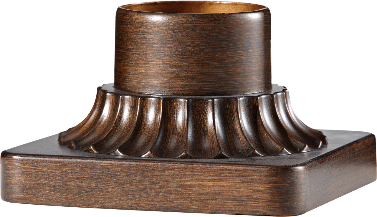 Outdoor Pier Mount in Heritage Bronze