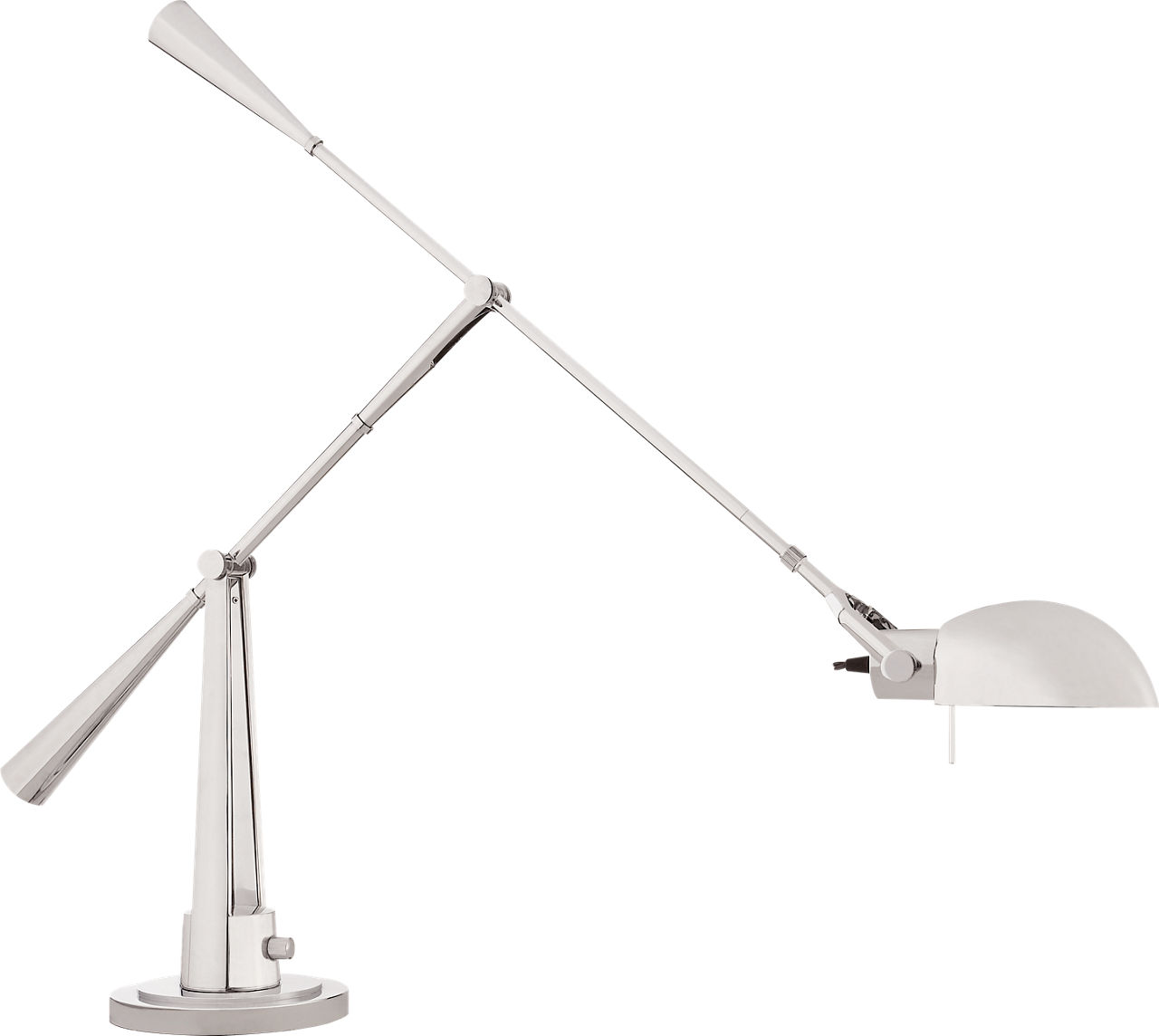 Equilibrium Table Lamp in Polished Nickel