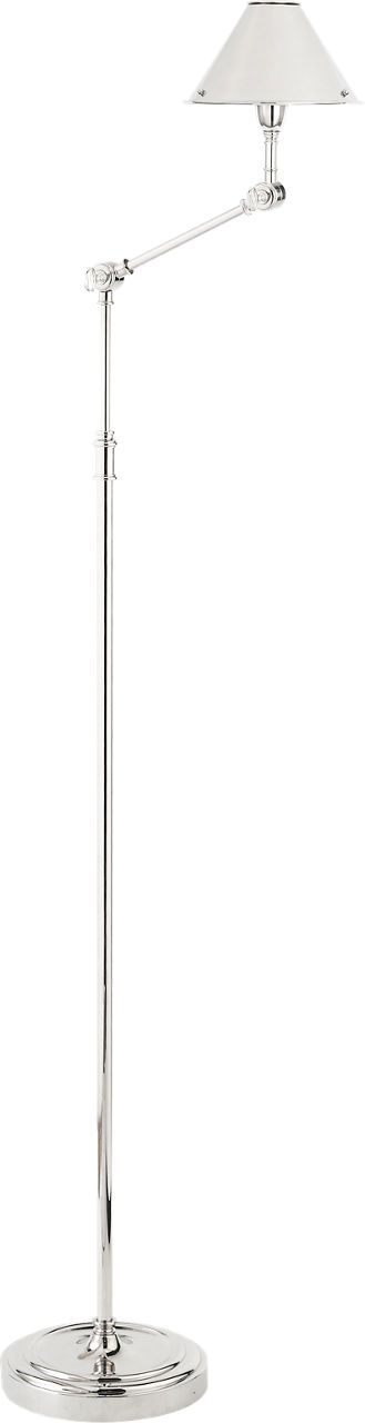 Anette Floor Lamp in Polished Nickel