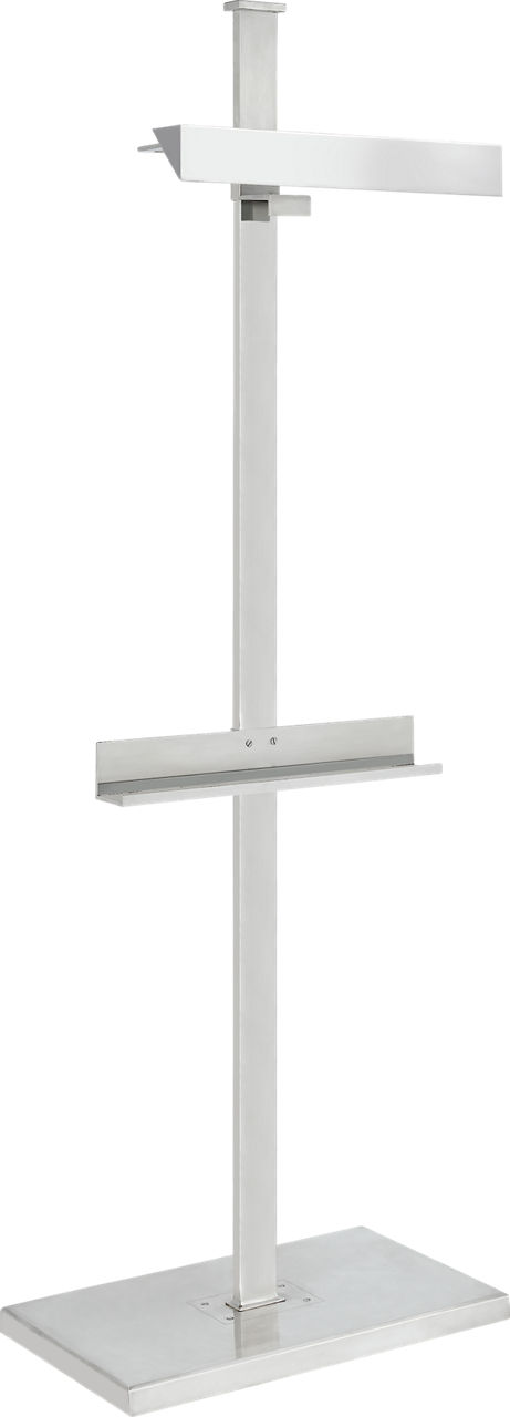 Langham Display Floor Lamp in Polished Nickel