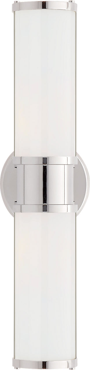 Lichfield Double Sconce in Polished Nickel