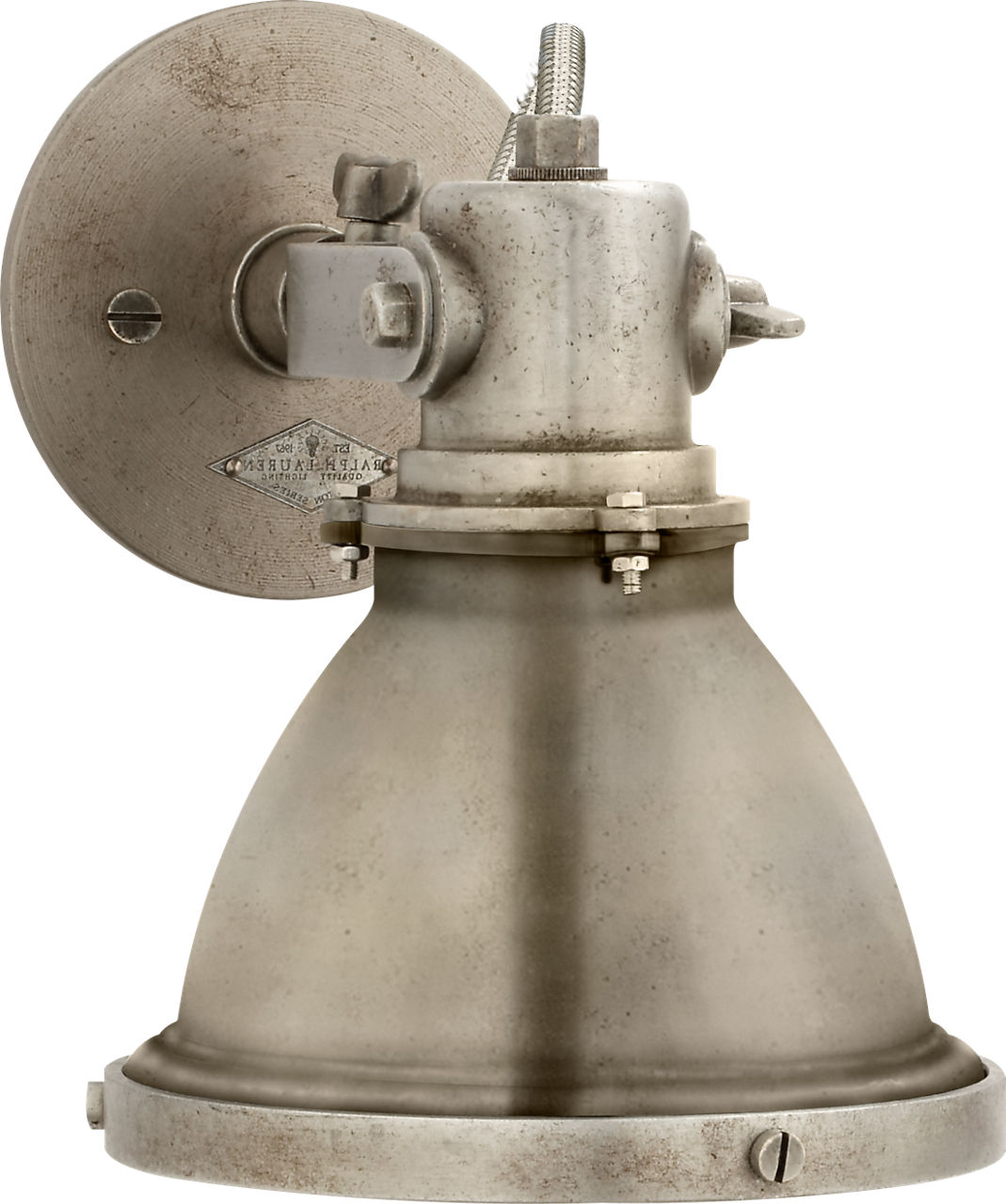 Fulton Small Sconce in Industrial Steel