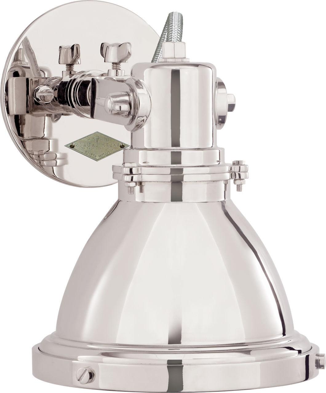 Fulton Small Sconce in Polished Nickel