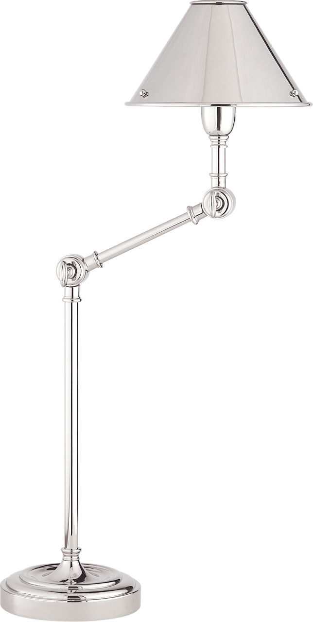 Anette Table Lamp in Polished Nickel