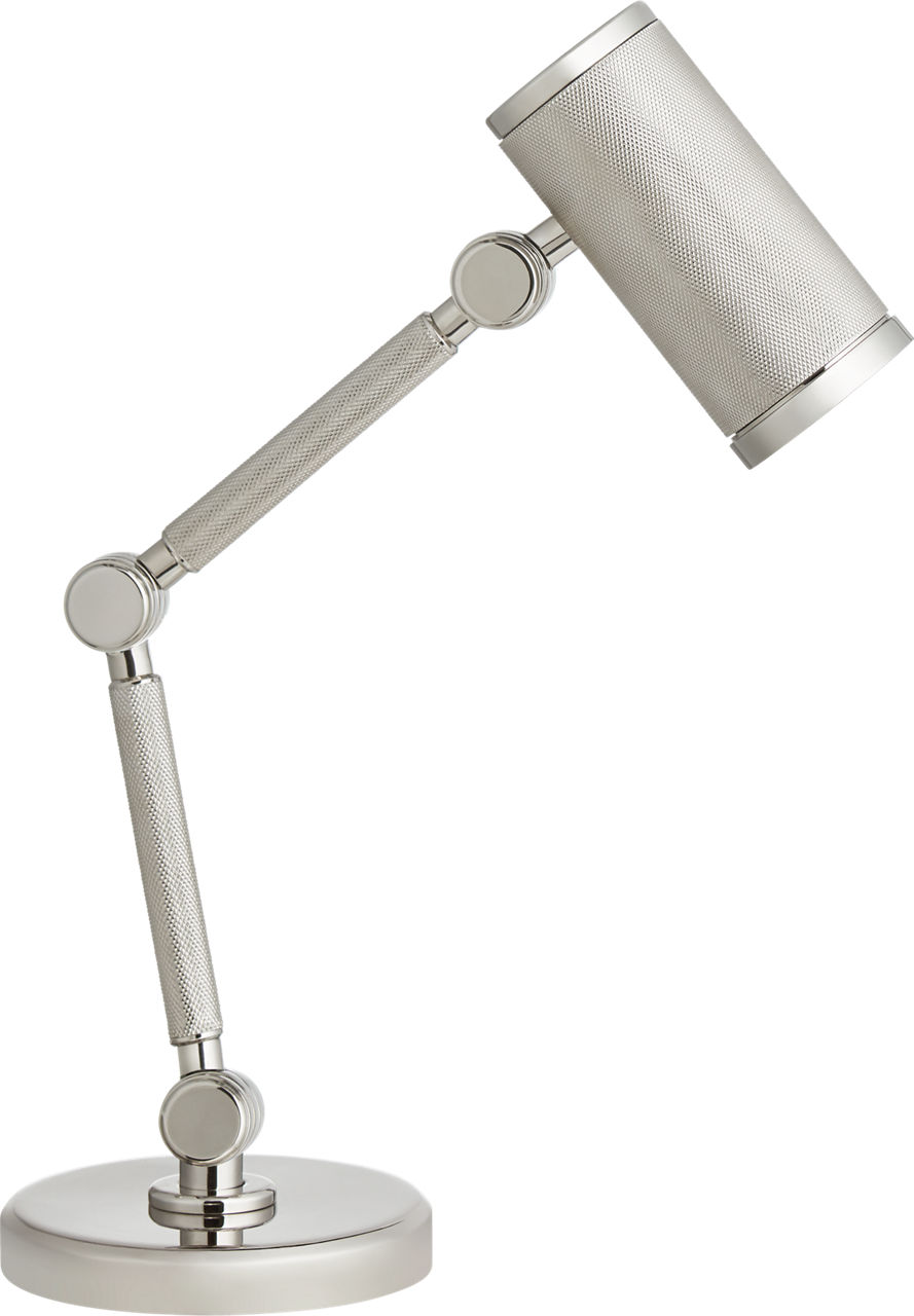 Barrett Mini Desk Lamp in Polished Nickel