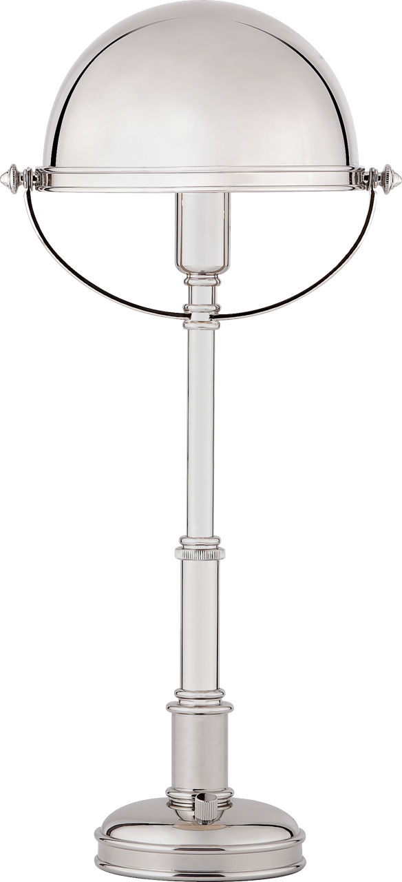 Carthage Mini Lamp in Polished Nickel