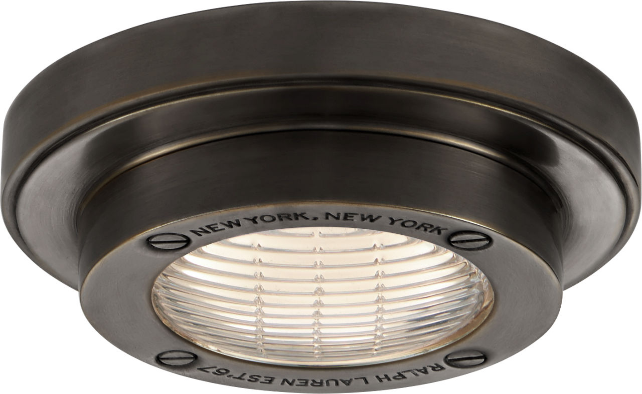 Grant 4.5" Solitaire Flush Mount