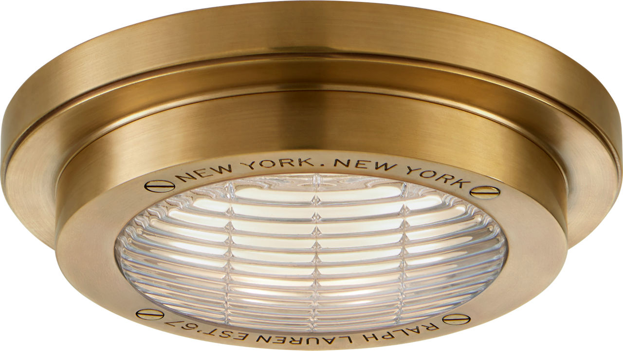 Grant 4.5" Solitaire Flush Mount