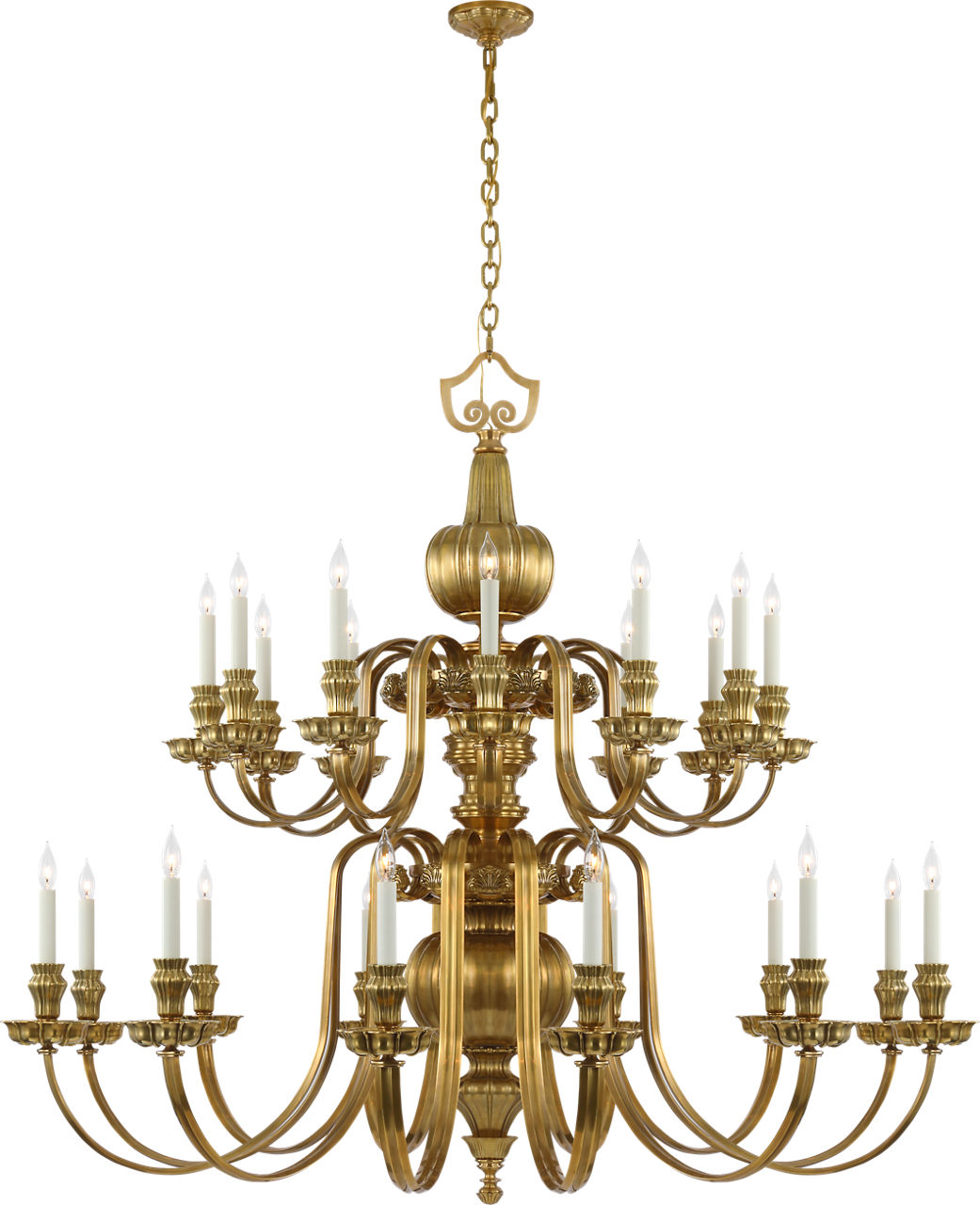 Falaise Grande Two Tier Chandelier by Visual Comfort & Co.