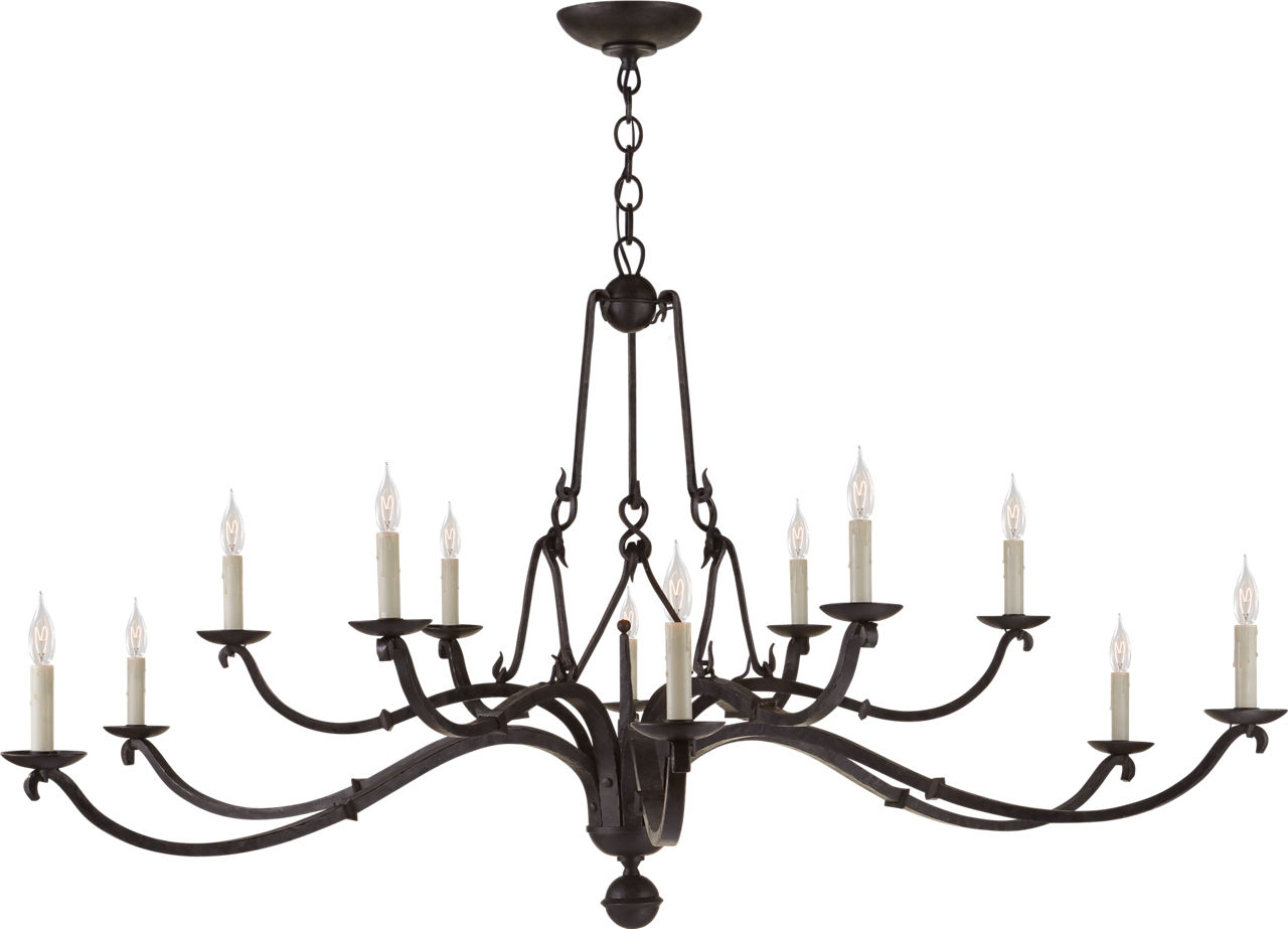 カシミヤ混 19AW✨theory luxe MOTION LUIGIA 38 Allegra Large Two-Tiered Chandelier - RL5730 | Visual Comfort