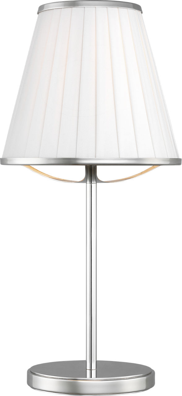 Esther Table Lamp Polished Nickel Bulbs Inc