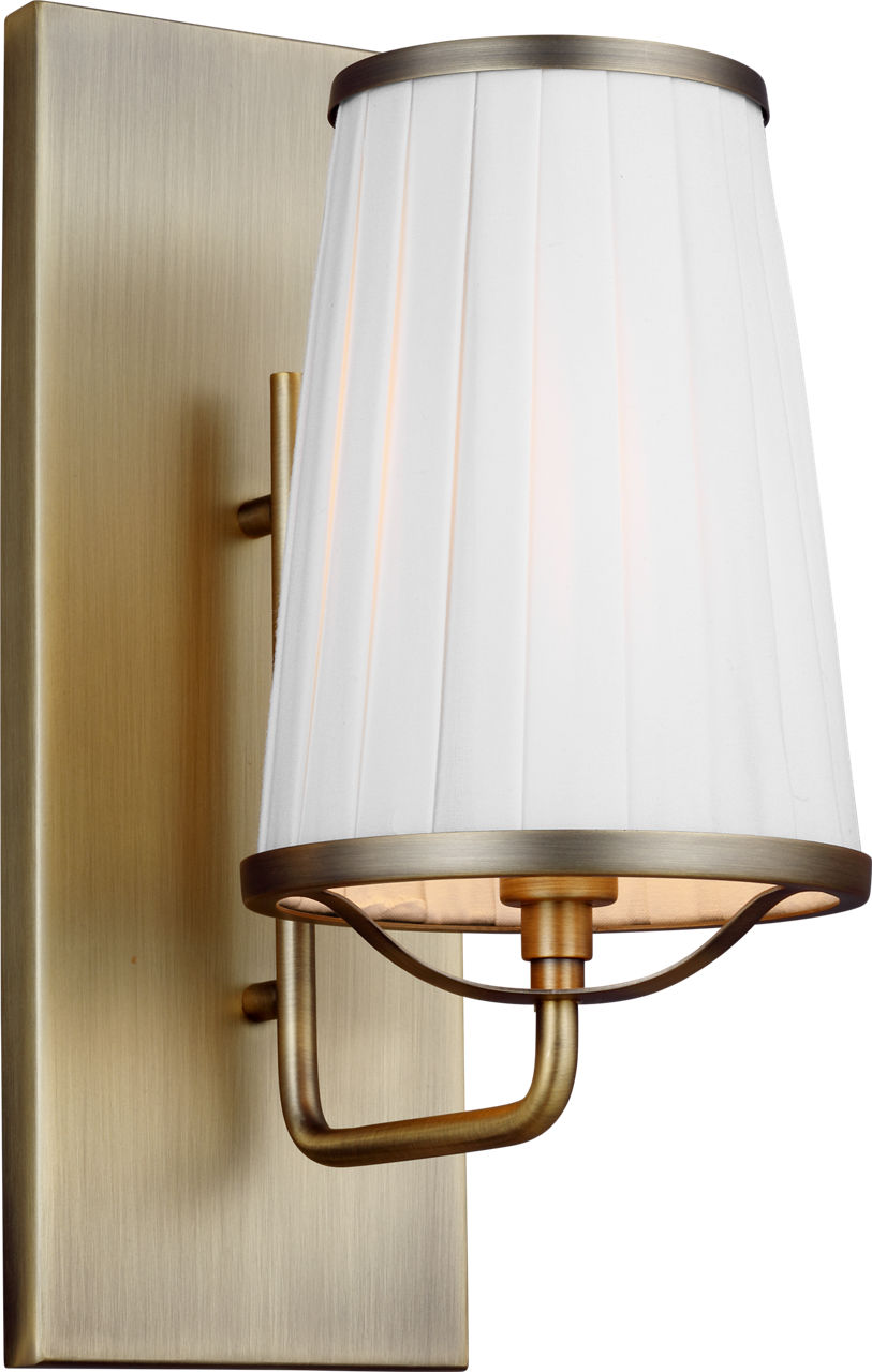 Esther Single Sconce Time Worn Brass
