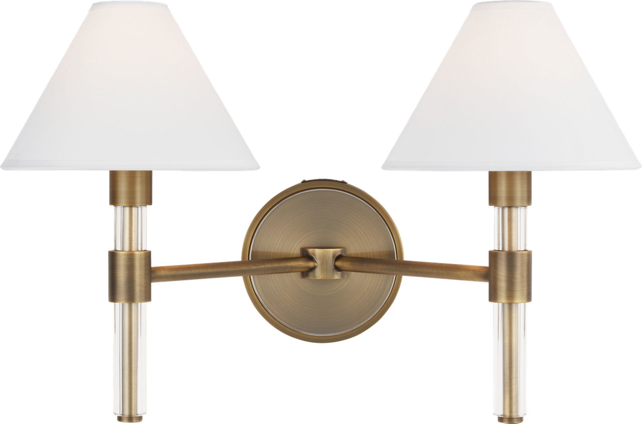 Robert 2 - Light Vanity Time Worn Brass