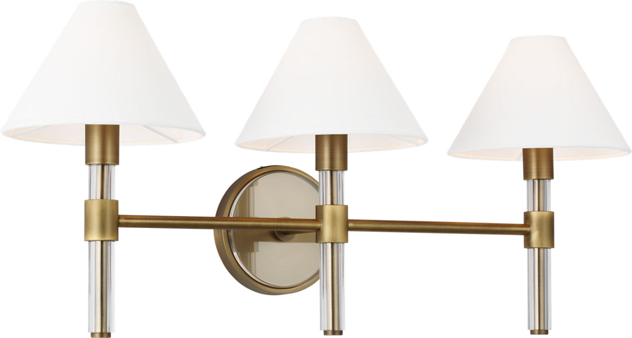 Robert 3 - Light Vanity Time Worn Brass