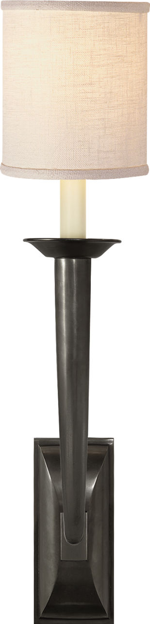 French Deco Horn Sconce
