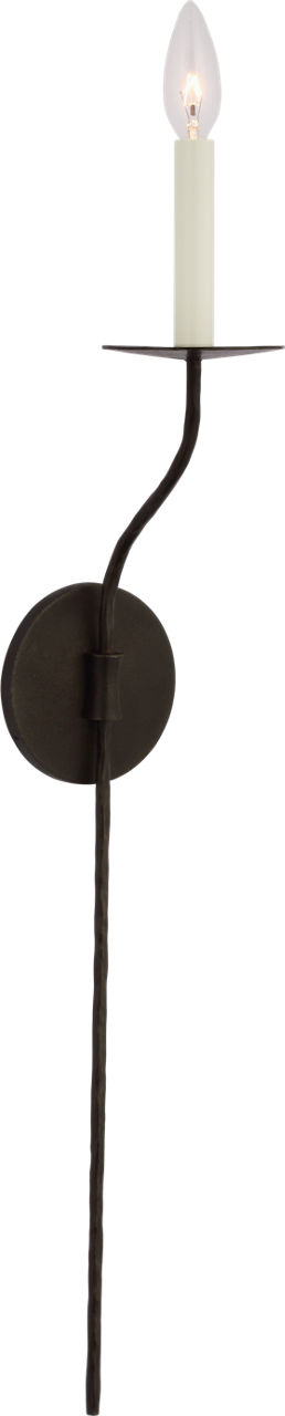 Belfair Large Tail Sconce in Aged Iron