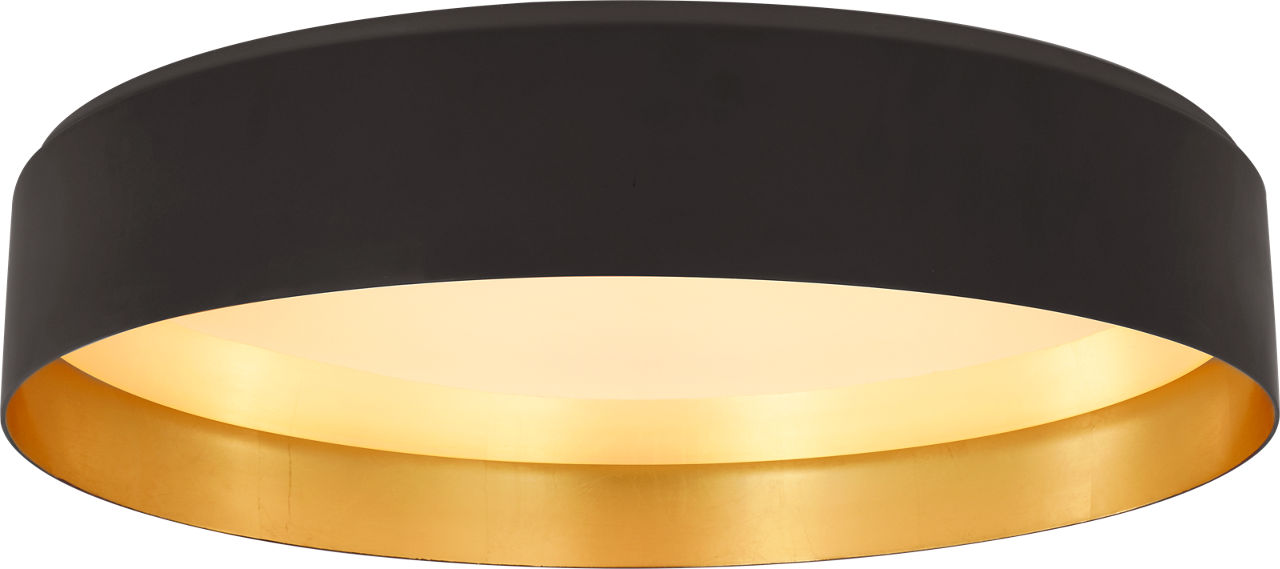 Shaw Extra Large Flush Mount in Black