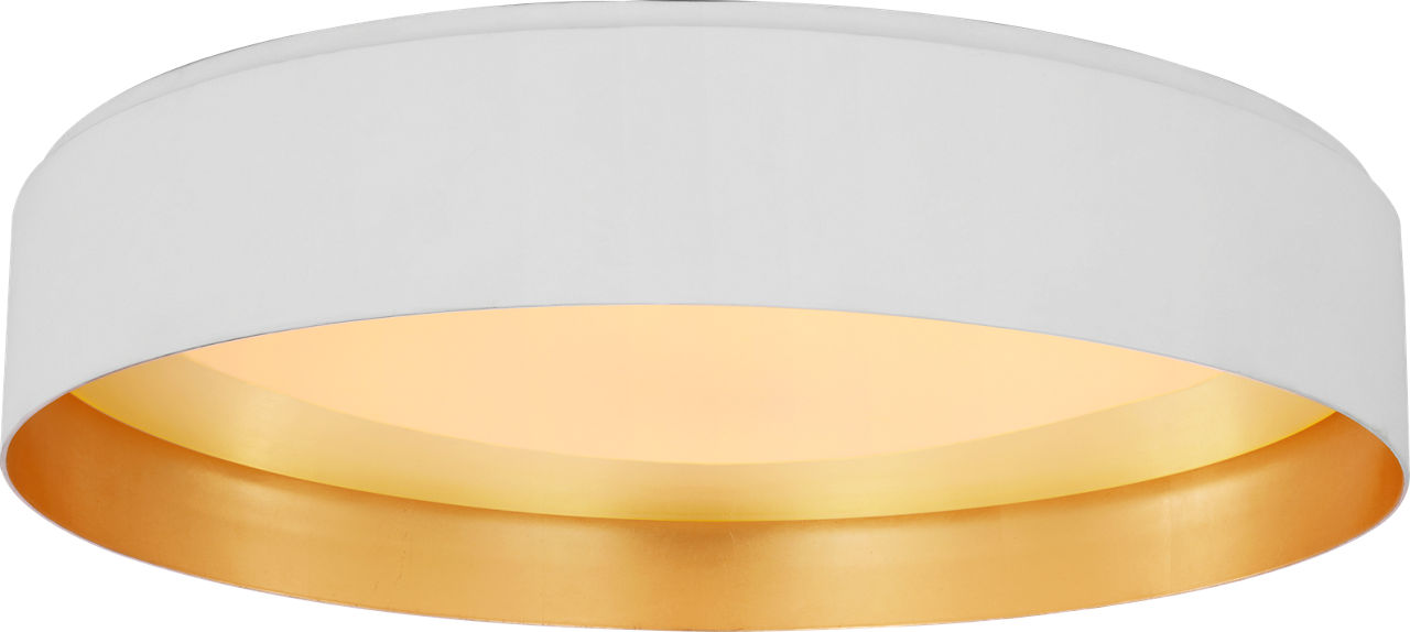 Shaw Extra Large Flush Mount in White