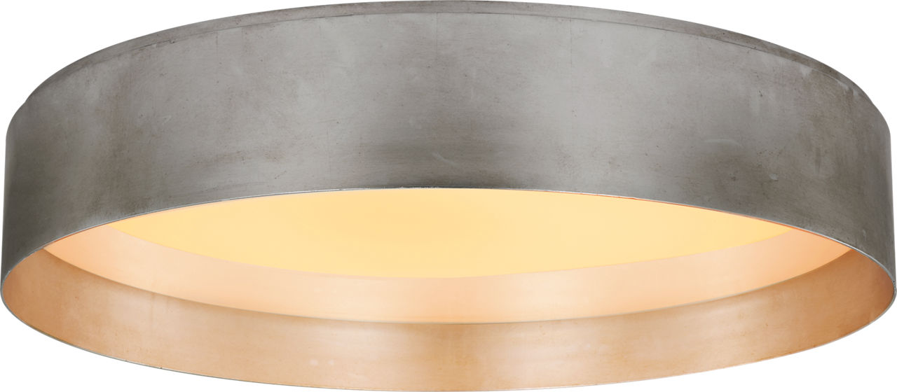 Shaw Grande Flush Mount in Burnished Silver Leaf