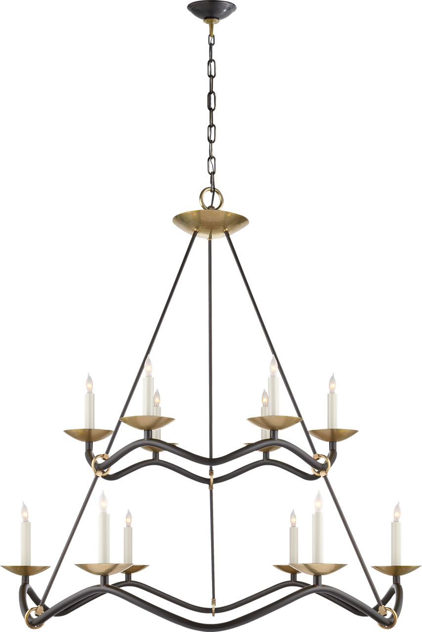 Choros Two-Tier Chandelier - S5041 | Visual Comfort
