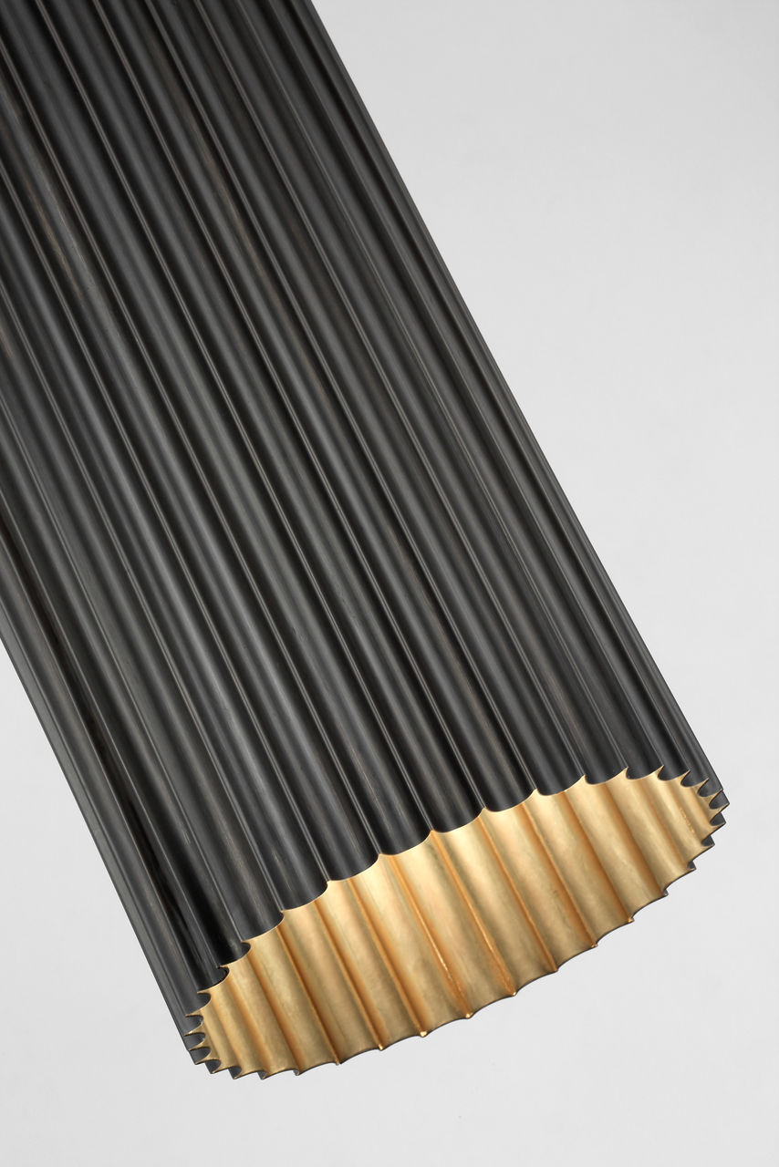 Rivers Small Fluted Pendant - S5115 | Visual Comfort
