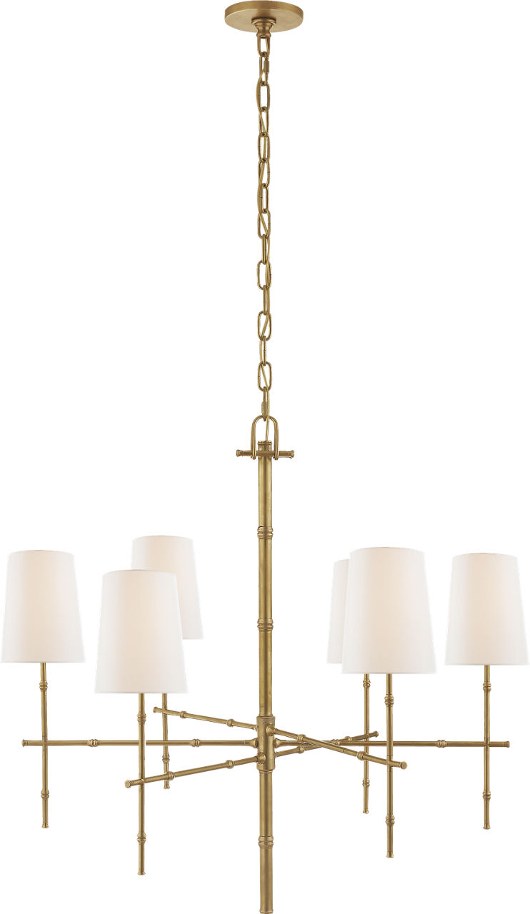 Grenol Medium Modern Bamboo Chandelier