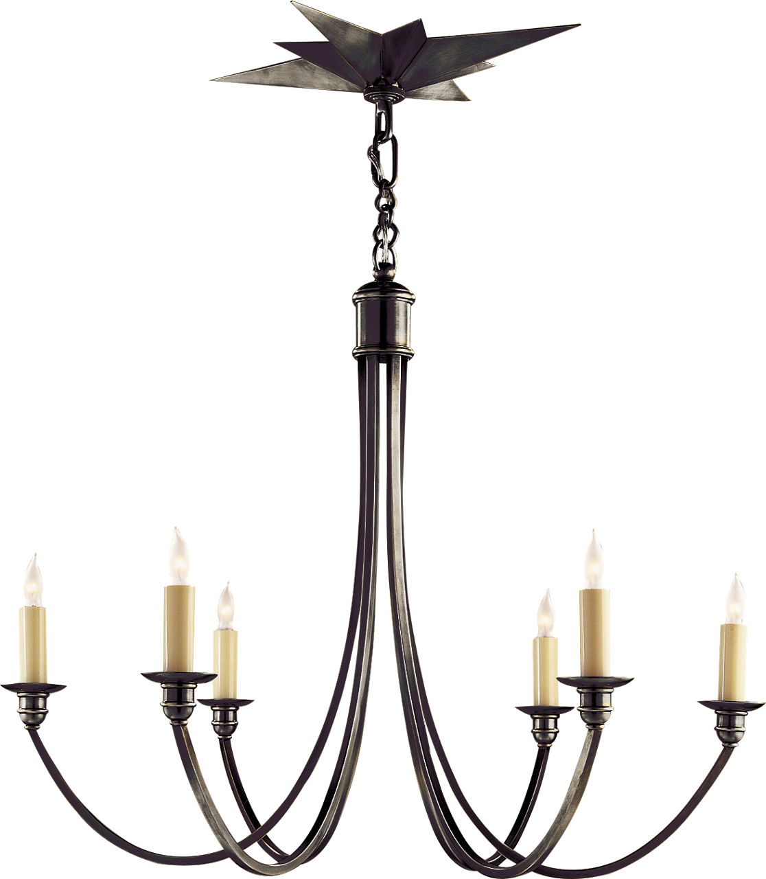 Venetian Medium Chandelier in Bronze