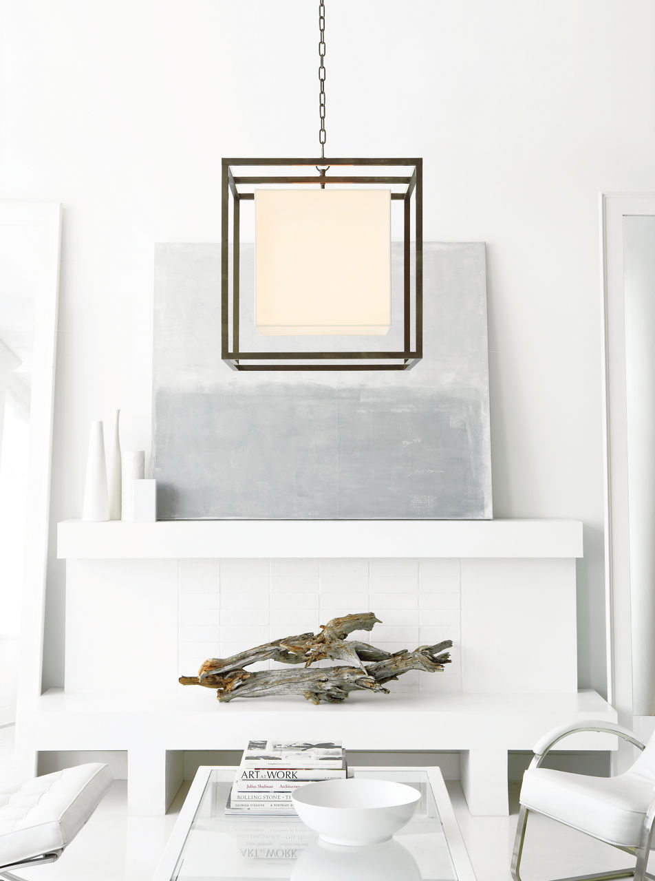 Caged Medium Lantern - SC5160 | Visual Comfort