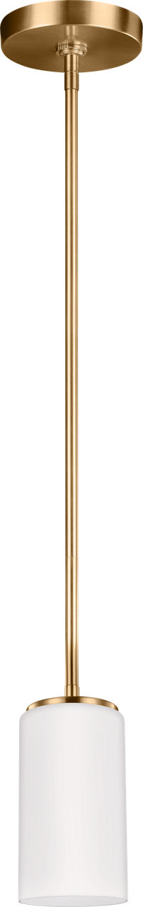 Alturas One Light Mini-Pendant Satin Brass